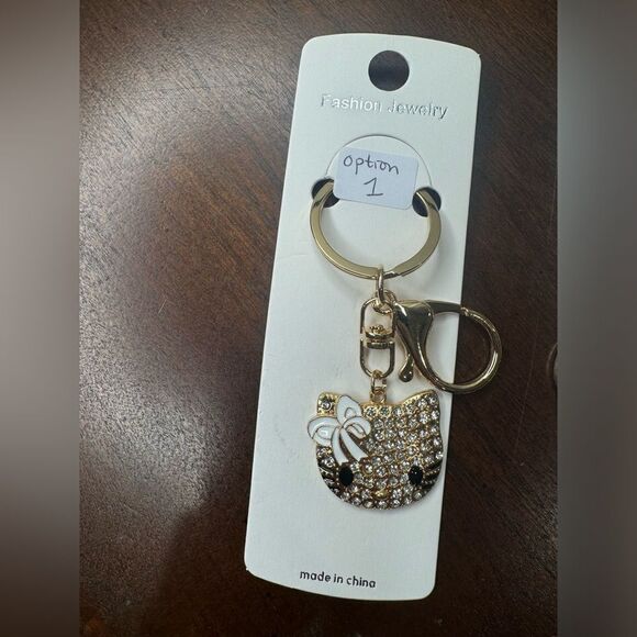 NWT Hello Kitty Head Key Ring $10 Closet Minimum Purchase 6 Options - Picture 2 of 7